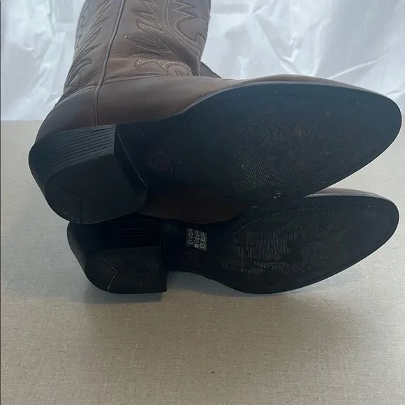 👢 Ariat Brown Heeled Boots Leather Classic