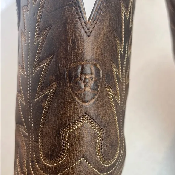 👢 Ariat Brown Heeled Boots Leather Classic