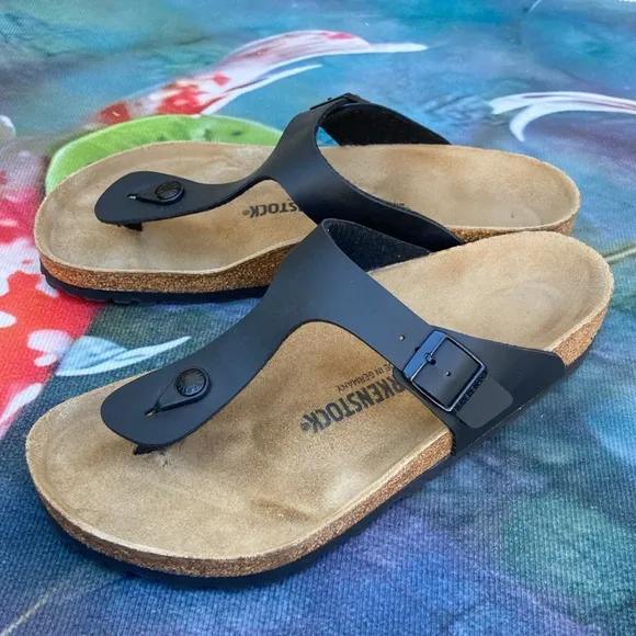 🐬 Birkenstock Gizeh Black Sandal