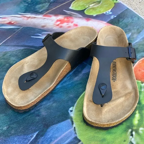 🐬 Birkenstock Gizeh Black Sandal
