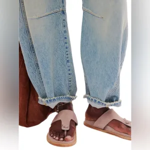 🆕 FREE PEOPLE | MIKA FOOTBED SANDALS | ORCHID ICE | SIZE: 8.5