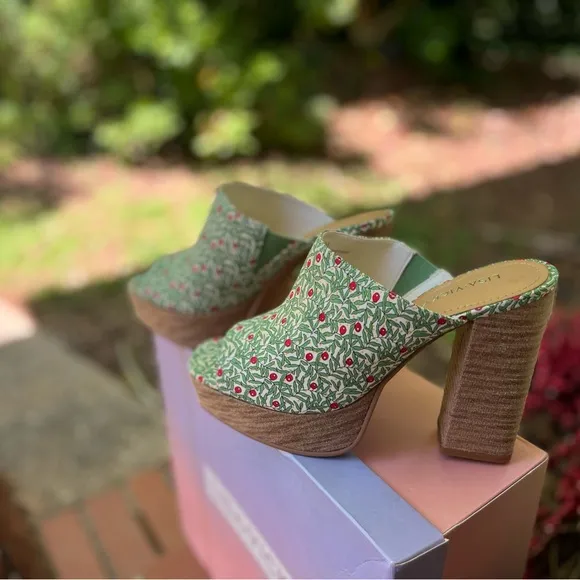 🆕 🔥 Lisa * Vicky Platform Sandals 7.5.  Summer Vibes