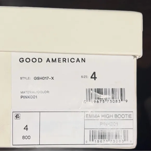 🌸 NIB Good American Pink Booties