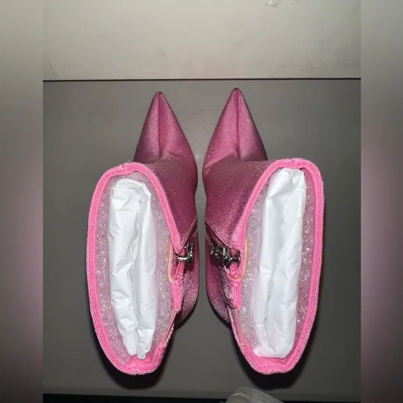 🌸 NIB Good American Pink Booties