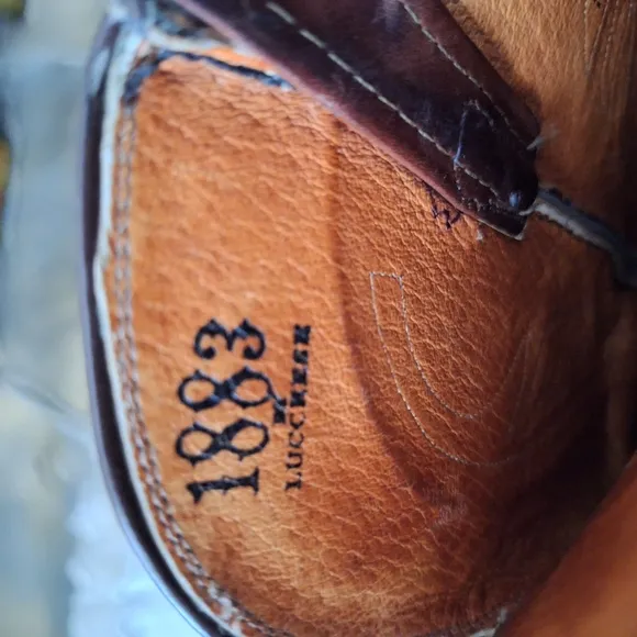 1883 LUCHEESE OSTRICH COWBOY BOOTS