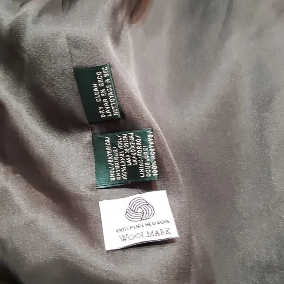 2 piece Lauren Ralph Lauren Olive Woolmark Skirt Suit NWT