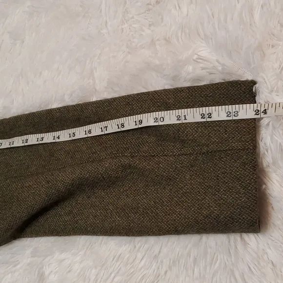 2 piece Lauren Ralph Lauren Olive Woolmark Skirt Suit NWT