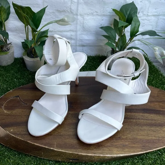 3.1 Phillip Lim Women's White Leather Sandals - UK 38.5 US 8.5