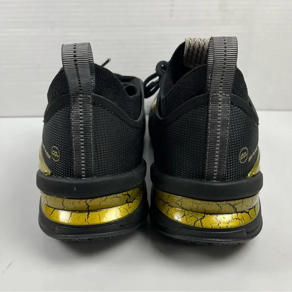 361 Degrees BIG3 5.0 Pro Black Gold Basketball Sneakers Mens Size 10