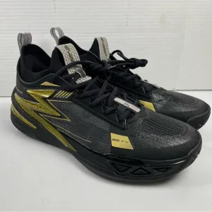 361 Degrees BIG3 5.0 Pro Black Gold Basketball Sneakers Mens Size 10