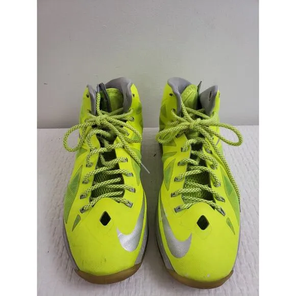 (5) Nike LeBron X 10 Volt Basketball Mens Shoes Size 12 Sneakers 541100-700 Rare