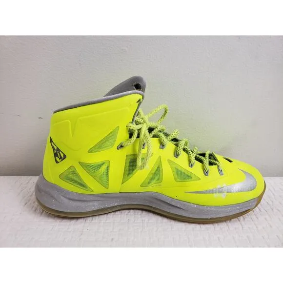 (5) Nike LeBron X 10 Volt Basketball Mens Shoes Size 12 Sneakers 541100-700 Rare