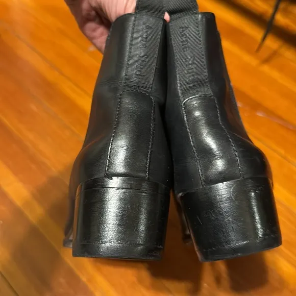 Acne Studios black leather Jensen Chelsea boots