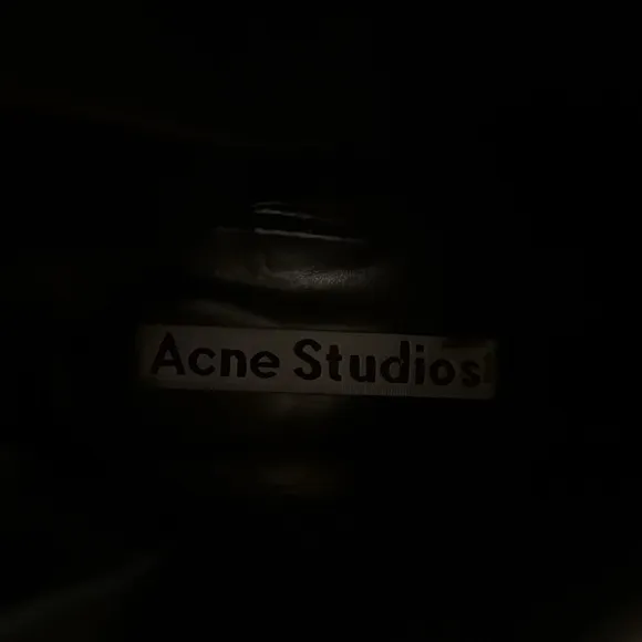 Acne Studios black leather Jensen Chelsea boots