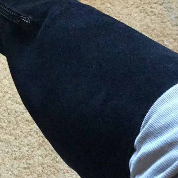 ADDREA PFIZER BLACK SUEDE  BOOTS, Size 9