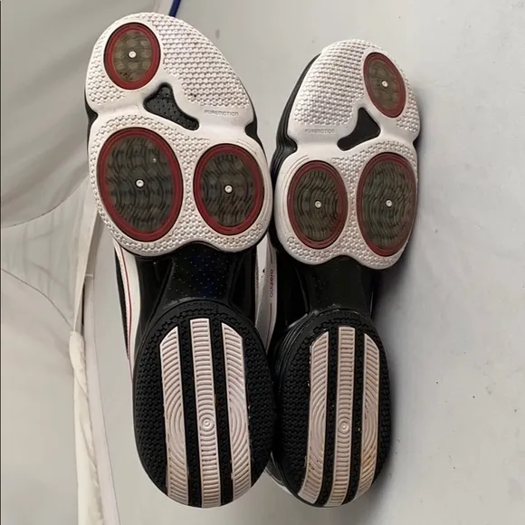 Adidas Adizero Rose black and white basketball sneakers size 14