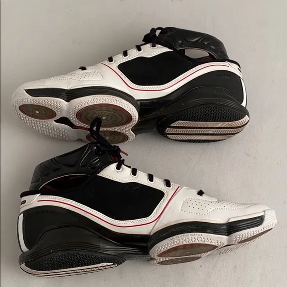 Adidas Adizero Rose black and white basketball sneakers size 14