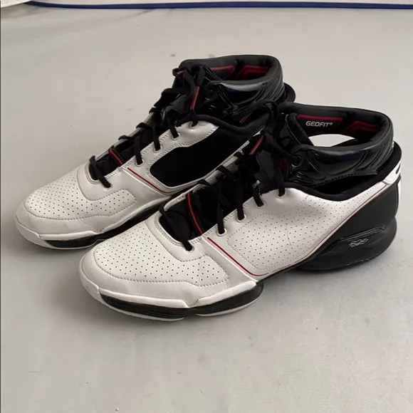 Adidas Adizero Rose black and white basketball sneakers size 14