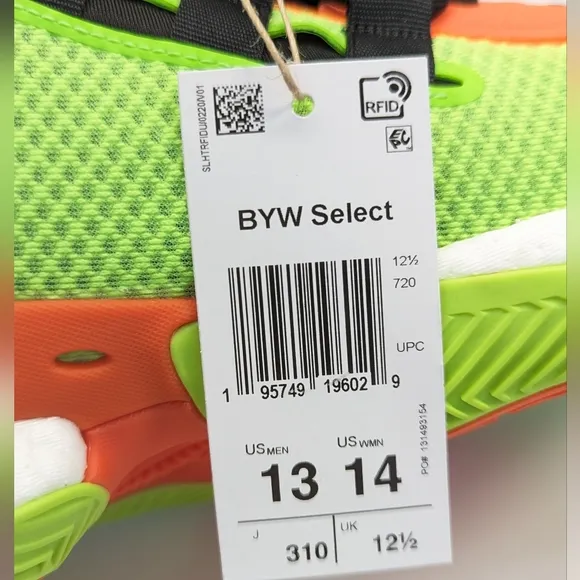 Adidas BYW Select Solar Green Orange IG4948 Cool 😎 Basketball Sneakers size 13