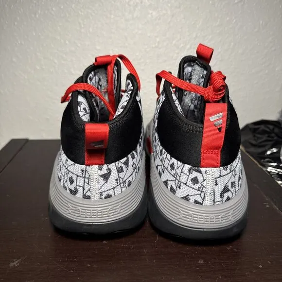 adidas Candace Parker X Exhibit Select Silver Red Black MEN 12.5 IE9339