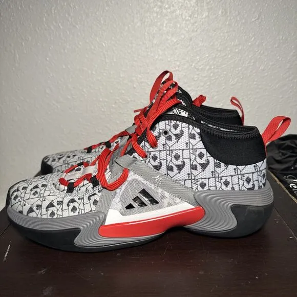 adidas Candace Parker X Exhibit Select Silver Red Black MEN 12.5 IE9339