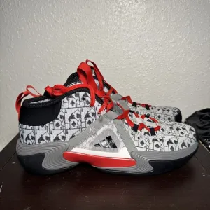adidas Candace Parker X Exhibit Select Silver Red Black MEN 12.5 IE9339