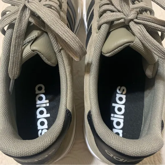 Adidas Clay Suede Daily 4.0 Round Reinforced Toe Lace Up Sneakers