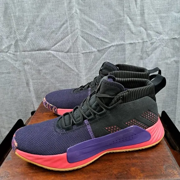 ADIDAS Dame 5 BB9313 Damian Lillard Basketball Sneakers Men's 14