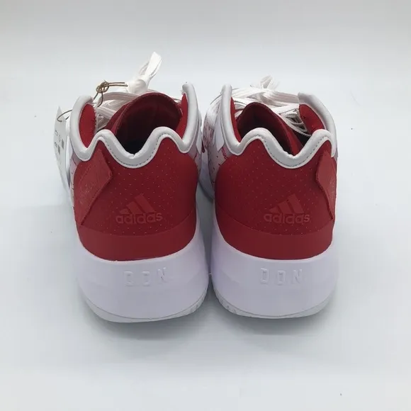 Adidas D.O.N. Issue 4 Men’s Basketball Shoe Red White Athletic Sneakers H03644
