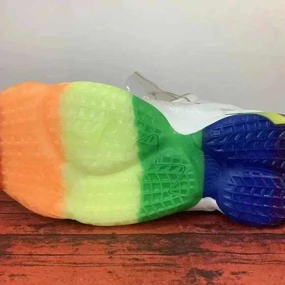 Adidas DON issue Basketball Sneakers Indefinable White Multicolor Mens size 9.5