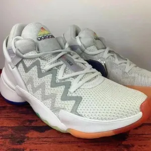 Adidas DON issue Basketball Sneakers Indefinable White Multicolor Mens size 9.5
