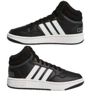 ADIDAS Hoops Mid Sneakers Kids Size 1 Basketball Athletic Sportswear Activewear