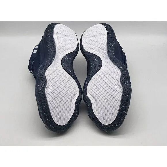 Adidas Mens Dame 7 EXTPLY Basketball Shoes Sneakers Navy Blue White Size 6.5