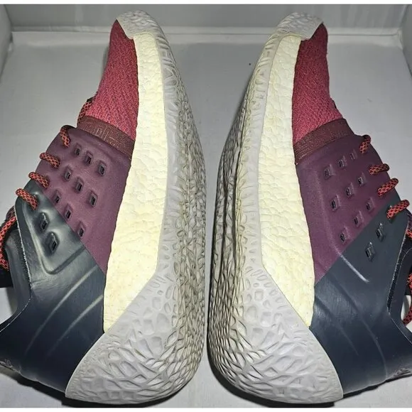 Adidas Men's Harden Vol.2 'Ignite' Boost Maroon/ Red Basketball Sneakers Size 10
