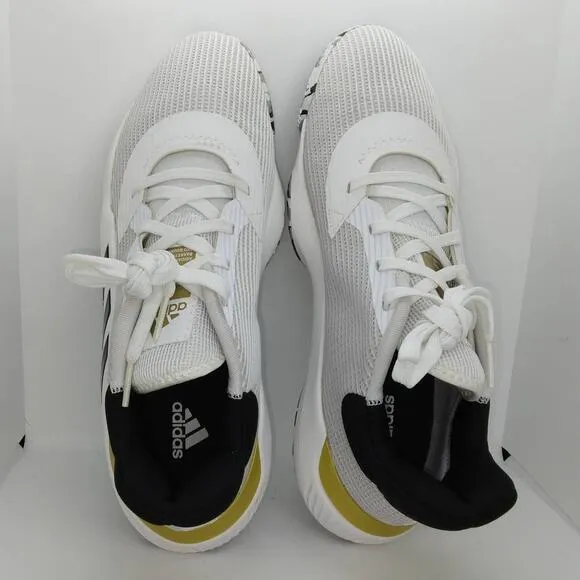 Adidas Pro Bounce 2019 NEW Men's Low White/Gray Basketball Sneakers - sz. 13 1/2