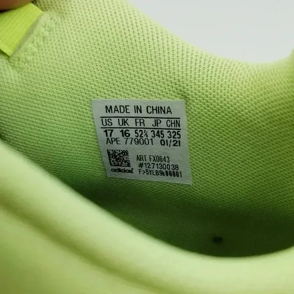 Adidas SM Exhibit A Neon Yellow Men's Lace Up Basketball Sneakers FX0643