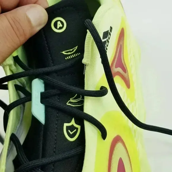 Adidas SM Exhibit A Neon Yellow Men's Lace Up Basketball Sneakers FX0643