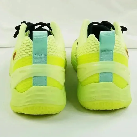 Adidas SM Exhibit A Neon Yellow Men's Lace Up Basketball Sneakers FX0643