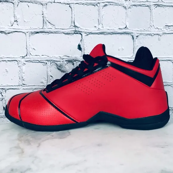 adidas T-Mac 2 Restomod Rockets Men’s Red &amp; Black Basketball Sneakers - GY2135
