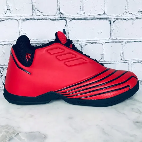 adidas T-Mac 2 Restomod Rockets Men’s Red &amp; Black Basketball Sneakers - GY2135