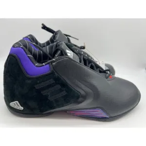 Adidas TMAC 3 Restomod Raptors Black Purple Men Basketball Sneakers Size 10.5 NW