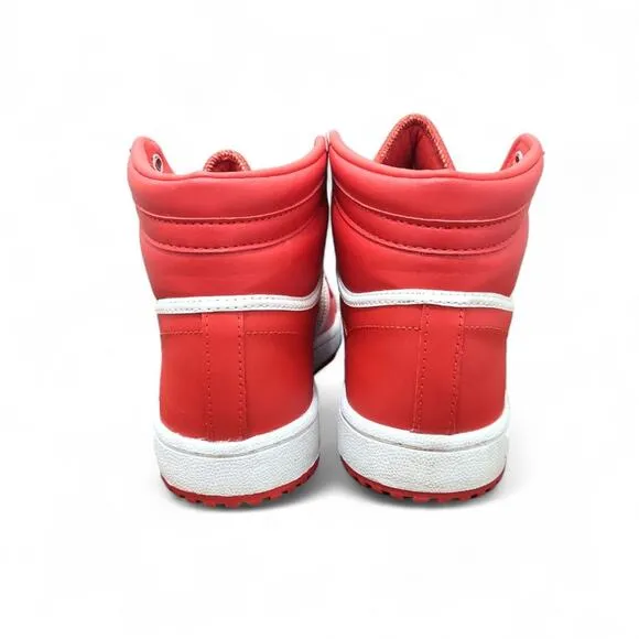 Adidas Top Ten Red/White Hi Top Basketball Sneakers - Men's Size 5.5