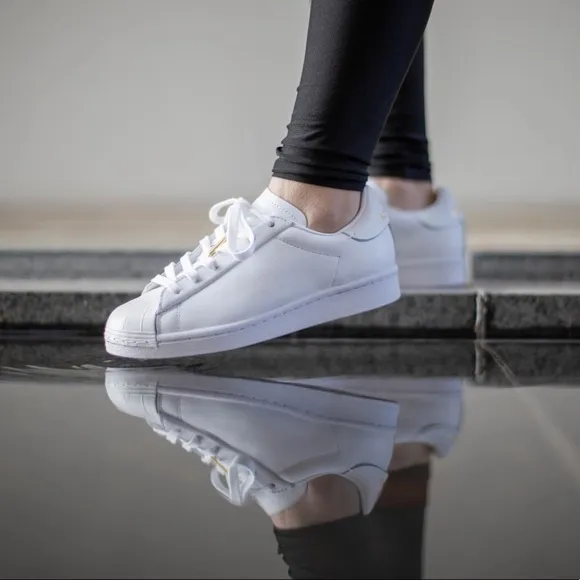 Adidas Women’s White Superstar Pure Sneakers