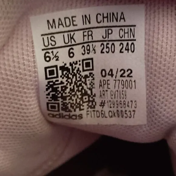 ADIDAS Harden Vol 6 Monogram Pink Cloud Basketball Sneakers Mens SZ 6.5 PREOWNED