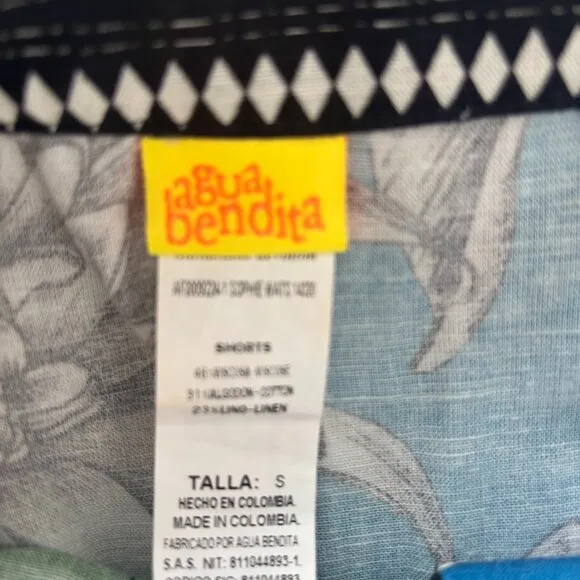 Agua Bendita Sophie Linen Shorts