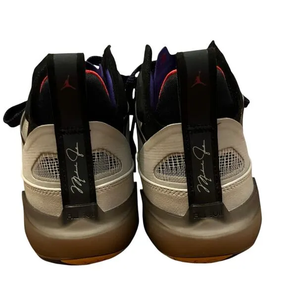 Air Jordan 37 Beyond Borders Shoes Light Bone Dark Concord Sneakers Kid Size 6Y