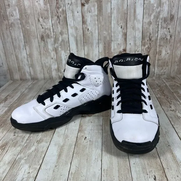 Air Jordan 6 Rings White‎ Black Basketball Sneakers Musical Size 9.5 dc7330 100