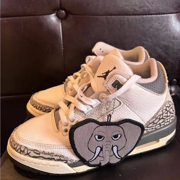Air jordan Jordan white and grey grade school  Sneakers with Iconic Design