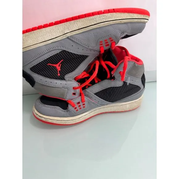 Air Jordan Nike Flight 1 Boys Basketball Sneakers Shoes Youth US 4Y 374452-048