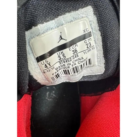 Air Jordan Nike Flight 1 Boys Basketball Sneakers Shoes Youth US 4Y 374452-048